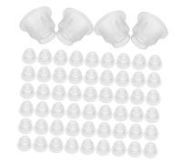 Hemobllo 200 Pièces Aromatherapy Bottle Stoppers Transparent Plastic Plugs Thread For Essential Oil Diffuser Caps
