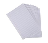 Hemobllo 200 pièces Cartes Index Lignées pour Étudiants Blanches Parfaites pour Préparation Examen Format pour et Mémorisation