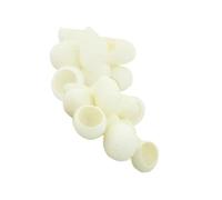 Hemobllo 200 pièces Cocons Naturels de Soie pour Nettoyage Visage Exfoliant Doux et Blanchissant Boules de Soie Élimination des Points Noirs Réutilisables et Lavables pour Soin Peau