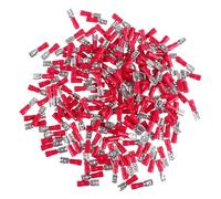 Hemobllo 200 pièces Connecteurs Femelle Pré-isolés à Sertir Cosse à Fourche Manchon Flexible pour Réparations Électriques Haute Sécurité et Longue Durée