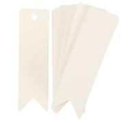 Hemobllo 200 pièces Étiquettes Prix Papier Kraft Multifonctionnelles Étiquettes Suspendues Blanches Cartes Vides pour Vêtements et Artisanat
