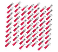 Hemobllo 200 pièces Kit de Cosses à Sertir Isolées Pré-isolées Femelles pour Câbles Électriques Connecteurs à Fourche Résistants Adaptés pour Maison Véhicules et Projets Électriques