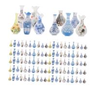 Hemobllo 200 Pièces Miniature Dollhouse Micro Flower Pots for DIY Fairy Garden and Miniature Landscape Decoration