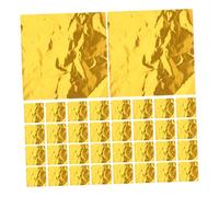 Hemobllo 200 pièces Papier Carré pour Bonbons et Papier Doré Feuilles pour Cadeaux et