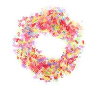 Hemobllo 2000 Pièces Clips pour Élastiques en Plastique pour Métier à Tisser Connecteurs à Bande en Plastique Connexion Sécurisée pour Bracelets Loisirs Créatifs en Famille et Événements