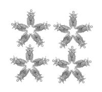 Hemobllo 20pièces Breloques Insectes Alliage Argent Vieilli Pendentifs Cigales Métaliques Bijoux Diy Pour Colliers Et Bracelets