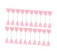 Hemobllo 20pièces Brosse Nettoyante Visage Silicone à Double Embout pour Application Masque Facial et Nettoyage Pores Lot pour Usage Domestique