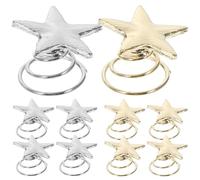 Hemobllo 20pièces Épingles Cheveux Spirales Étoiles Barrettes Spirales Cheveux Mariée Pinces Forme Étoile