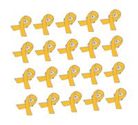 Hemobllo 20pièces Épinglette De Campagne Bring Them Home Jaune Métal Pour Sensibilisation Épinglette De Don Pour Femmes Et Hommes