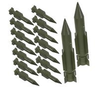 Hemobllo 20pièces Lance-roquettes Jouet Volant pour Garçon Fille Figurine De Fusée avec Parachute Jouets Spatiaux Aventure Modèle De Navette Spatial Cadeaux Anniversaire pour Garçons Et Fil