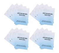 Hemobllo 20pièces Lingettes Démaquillantes pour Corps Visage Éliminent Résidus Cire Peau Fraîche Propre Agents Hydratants Peau Douce Hydratée Nutriments Essentiels Pratiques Transporter Épi