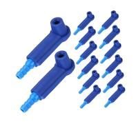 Hemobllo 20pièces Lot de Raccords Purgeur Liquide Frein Étanches pour Vidange Rapide Adaptateurs Changement Huile Frein Compatibles Véhicules Multiples Outil Pneumatique Maintenance Auto