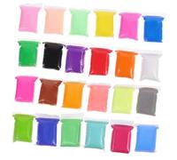 Hemobllo 24 Paquets Kit de Pâte à Modeler pour Garçon Fille Couleurs Argile DIY Créatif pour Garçons et Filles Activités Manuelles Flexibilité et Utilisation