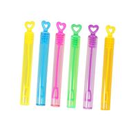 Hemobllo 24 pièces Bâtons à Bulles Forme de Cœur Bubble Sticks Colorés pour Mariage et Anniversaire Jouets Décoratifs et Souvenirs de Fête Couleurs Aléatoires Couleur Couleur Aléatoire