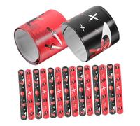 Hemobllo 24 pièces Ninja Snap Bracelets pour Garçon Fille Bracelets Slap Flexibles PVC Accessoires de Fête Anniversaire et Jeux de Modèles Chacun