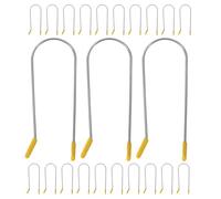Hemobllo 24pièces Pins à Bigoudis Chauffants Forme de U pour Bigoudis Électriques Maintien Sûr Lot de Pins de Rechange
