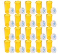 Hemobllo 25 Pièces Mini Bouteille de Médecine Garçon et Filles et Étanchéité 13 Drams en Pp Fermeture Sécurisée pour Rangement Voyage Portable