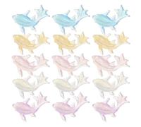 Hemobllo 250 Breloques pour Ongles Dauphin en Résine 3D Multicolores Décoration Nail Art Océan Mini Figurines Marines Légères pour Manucure Créative Set 250 Pièces