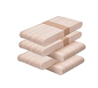 Hemobllo 250 pièces Bâtonnets Bois Naturel pour DIY et Travaux Manuels Surface Lisse Sans Écharde Matériau pour Garçon Fille pour Projets Scolaires et Créations de Glaces