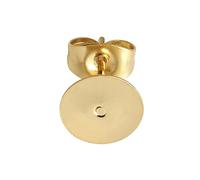 Hemobllo 25Paire Boucles Oreilles Acier Inoxydable avec Accessoires de Bijoux de Coussins à Plat et Arrêts de Sécurité pour Femmes et pour DIY et Remplacement