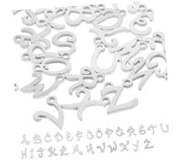 Hemobllo 26 Pièces Pendentif Lettre Alphabet Pour Bijoux Breloques Lettres Décoratives Créations De Colliers Et Bracelets