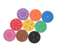 Hemobllo 2ensembles Accessoires pour Apprentissage des Fractions Cercles De Fractions pour Éducation des Élèves