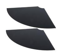 Hemobllo 2Ensembles Étagères Flottantes Étagère Murale Angle Multi Usage pour Salon Et Cuisine Support pour Objets Décoratifs Et Accessoires