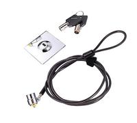 Hemobllo 2m Cadenas De Sécurité pour Ordinateur Portable avec Câble Renforcé De Mètres Verrou pour Bureau Et Maison Protection Le Vol Noir