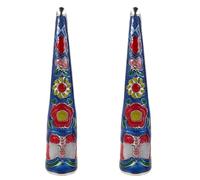 Hemobllo 2pcs Ongles Faux Bout Doigt Style Palais Alliage Léger pour Cosplay Masquerade