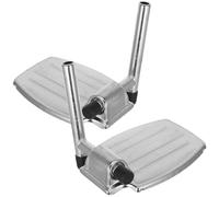 Hemobllo 2pcs Repose-jambes pour Fauteuil Roulant en Métal, Design Compact et Élégant, Facile à Ranger, Améliore la Mobilité des Personnes Âgées et Handicapées