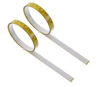 Hemobllo 2pcs Ustensile de Mesure Règle Adhésive Acier Graduations Précises et Design Auto-adhésif pour Mur et Établi