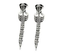 Hemobllo 2pièces Bague Ouverte Forme De Queue D'arthropode Style Gothique Unisexe Unique Adaptable