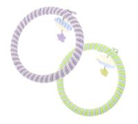 Hemobllo 2pièces Balançoire Perchoir pour Perruche Corde Support pour Perroquet avec Jouet Échelle pour Cage à Oiseaux Suspendue pour Perruches Et Inséparables