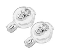 Hemobllo 2pièces Bouteilles Verre Religieux Décoratives De Récipients Cristal pour Eau Bénite pour Église Et Événements Spirituels Design Pratique Et Transportable