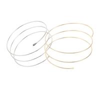 Hemobllo 2pièces Bracelets Manchettes Pour Femmes Design à Plusieurs Rangs Ornement De Bras Élégant Bracelet Empilable Métal Simple Bijoux De Mode Pour Fêtes