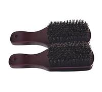 Hemobllo 2pièces Brosse à Barbe Homme Bois Naturel Outil Toilettage Multifonction Pour Cheveux Et Barbe Légère Et Portable Avec Suspendu Voyage Et Entretien Quotidien