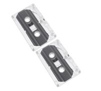 Hemobllo 2pièces Cassette Audio Vierge Résistant Style Rustique pour Décoration Murale Ou DIY Utilisable Au Bureau Ou Salon