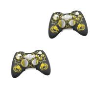Hemobllo 2pièces Coque De Silicone Pour Manette Design Jaune Antidérapante Et Protège Rayures Et Salissures