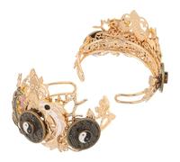 Hemobllo 2pièces Épingles à Cheveux Chinoises Coiffe Style Hanfu Ancien avec Motif Yin-yang Accessoires de Cheveux pour Femmes et Hommes Lot