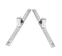 Hemobllo 2pièces Étagères De Support Réfrigérateur Acier Inoxydable Lot De Barres Clips Et Vis Pour Congélateur Et Réfrigérateur Organisation Optimale Et Installation Facile