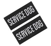 Hemobllo 2pièces Harnais pour Chien Assistance avec Patch Brodé Tissu Polyester Doux Adapté Aux Et Grandes pour Entraînement Marche Et