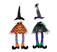 Hemobllo 2pièces Housse De Bouteille De Vin Halloween Couvre-Bouteille Forme De Chapeau De avec Longues Pattes pour Centre De Table De Fête Accessoire De