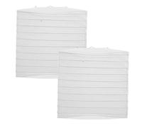 Hemobllo 2pièces Lanternes Papier Blanc Pliables Lanterne Suspendue Décorative Pliable pour Mariage Shower Fête de Printemps Décorations Intérieur et Extérieur