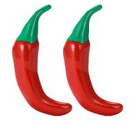 Hemobllo 2pièces Lot de Épingle Broche Piment Rouge Métal Émaillé Broche Costume Chapeau Sac à Dos Épingle Légume Fêtes