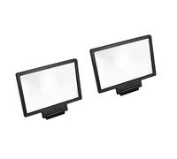 Hemobllo 2pièces Magnificateur Écran pour Smartphone Support De Téléphone Portable Agrandissement à Compatible avec Les Smartphones Léger Et Portable pour Regarder des Films Et Lire