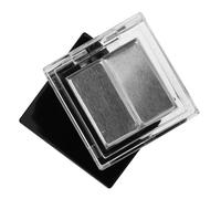 Hemobllo 2pièces Palette De Maquillage Vide Double Compartiment Pour Ombres à Paupières Et Highlighters Boîtier Métallique Voyage Rangement Personnalisable Pour Fards à Paupières Et Blushs