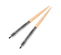 Hemobllo 2pièces Peigne Cheveux à Dents Fines Lot De Petites Brosses Pour Crêper Et Volumiser Racines Pour Franges Et Cheveux Courts Outil De Coiffage Compact