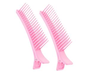 Hemobllo 2pièces Peigne Tondeuse Portable Pinces pour Séparation et Coiffage Outil de Séparation des Cheveux Pinces pour Mèches et Coloration