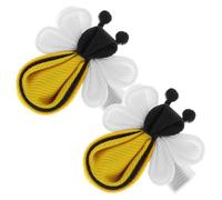 Hemobllo 2pièces Petites Barrettes à Cheveux Abeille Pinces Pour Cheveux Épais Et Longs Accessoires De Coiffure Pour Femmes Et Adolescentes