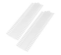 Hemobllo 2pièces Planche De Présentation Pour Ongles Nuancier Transparent Couleurs Support Pratique Pour Manucure Et Vernis Pour Entraînement Et Sélection De Couleurs Nail Art